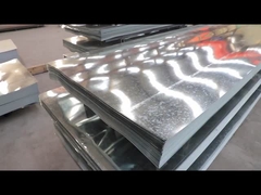 Dx51D Çinko kaplı sıcak daldırılmış galvanizli çelik levhası bina için özel