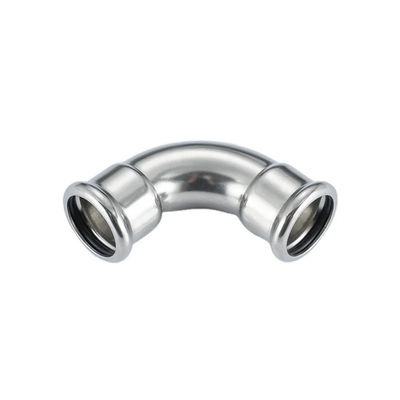 Good price 316L 304L 304 M Profil Paslanmaz Çelik Baskı Boru Fittings 45 Derece Dirseği DVGW W534 çevrimiçi